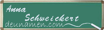 Anna Schweickert Visitenkarte
